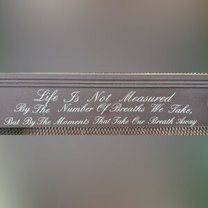 Inspirational Brown Wall Sign